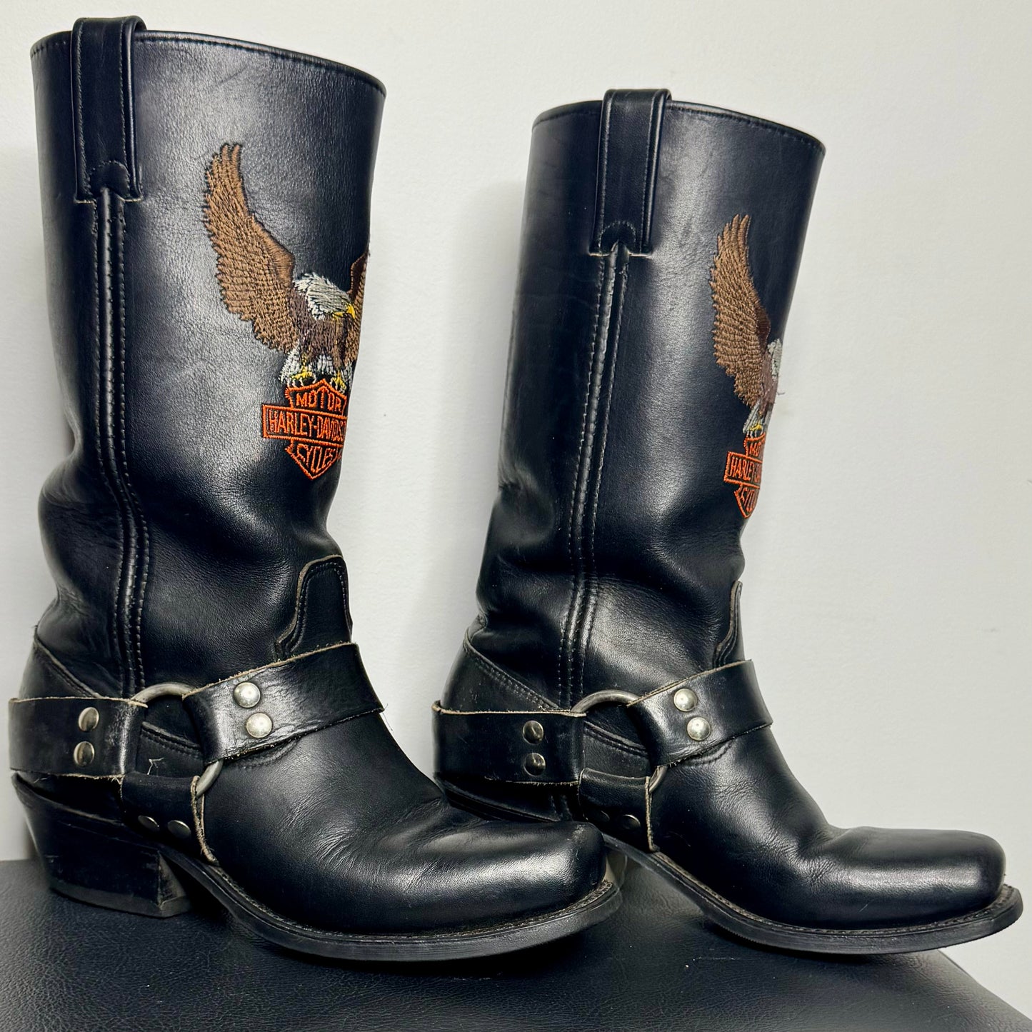 Harley Davidson vintage harness boots