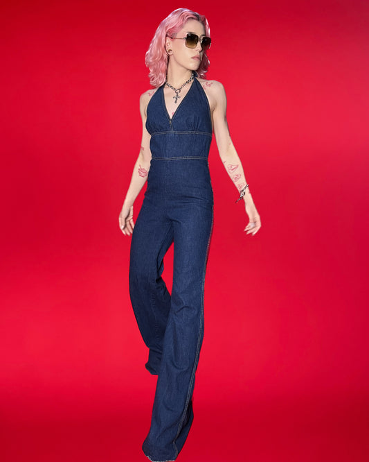 1970’s OH-LA-LA Denim Jumpsuit