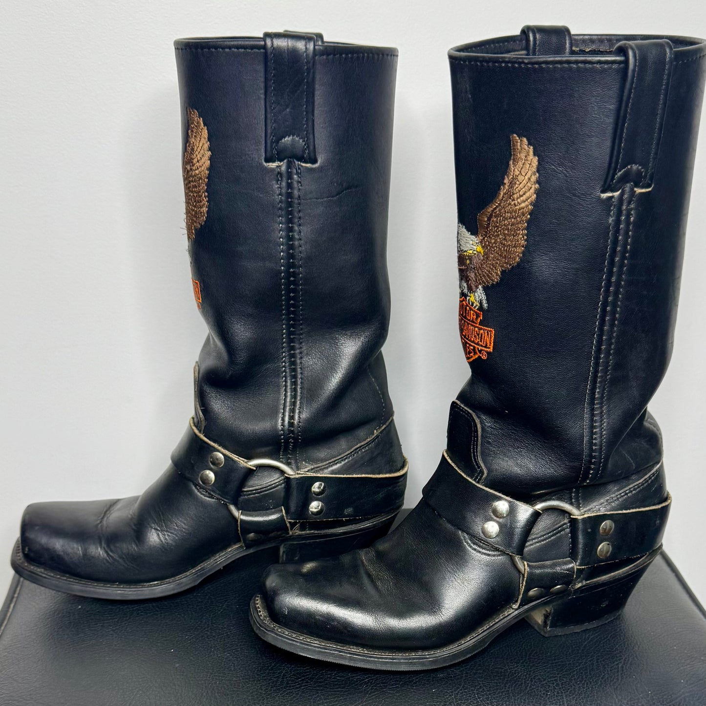 Harley Davidson vintage harness boots