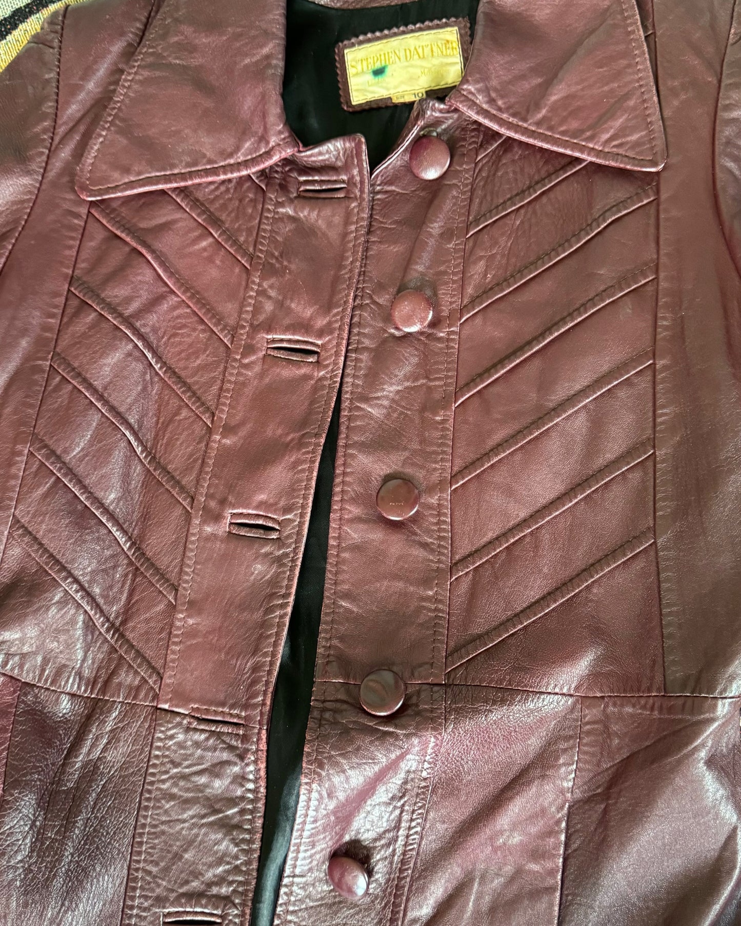 1970s Leather Coat