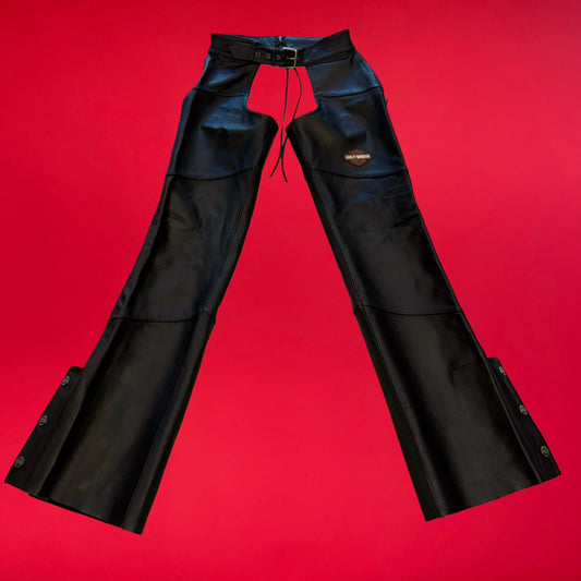 WOMENS Harley Davidson 2008 leather chaps