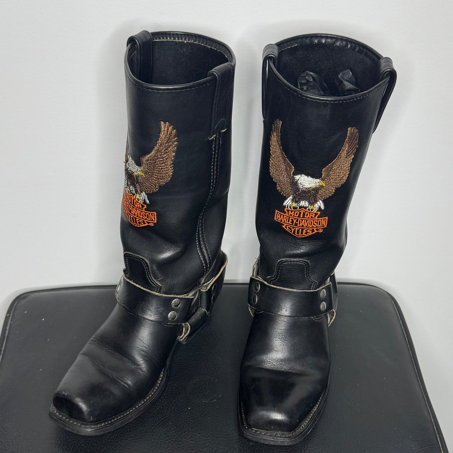 Harley Davidson vintage harness boots