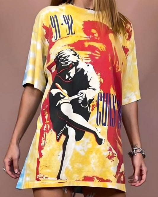 Rare vintage Guns n Roses 1991 Illusion tour T-shirt