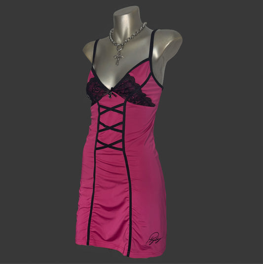 Playboy corset slip dress
