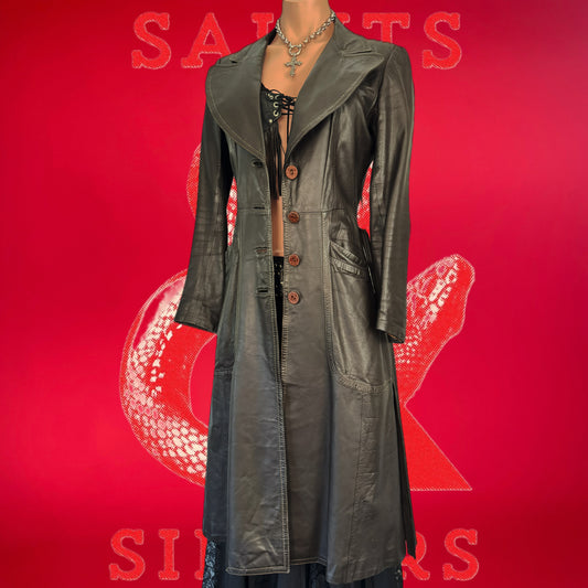 VINTAGE LEATHER COAT