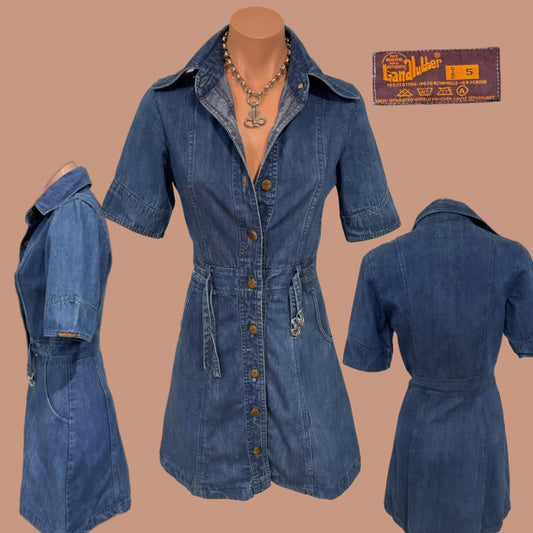 1970s Landlubber Denim dress / jacket