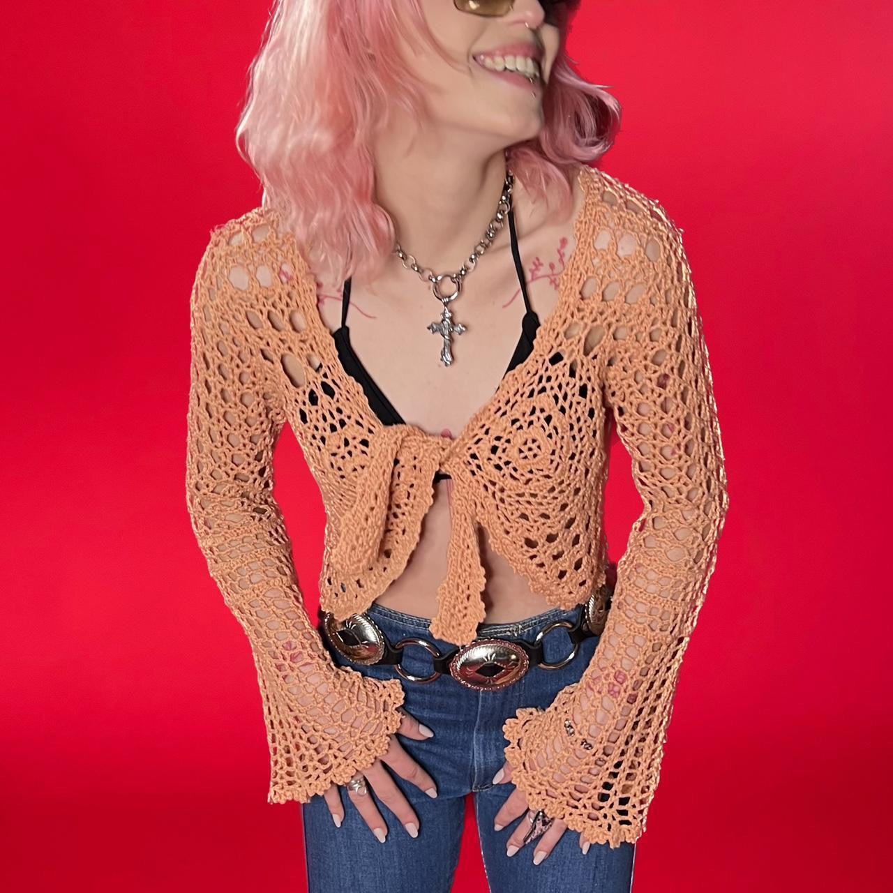 VINTAGE CROCHET TOP