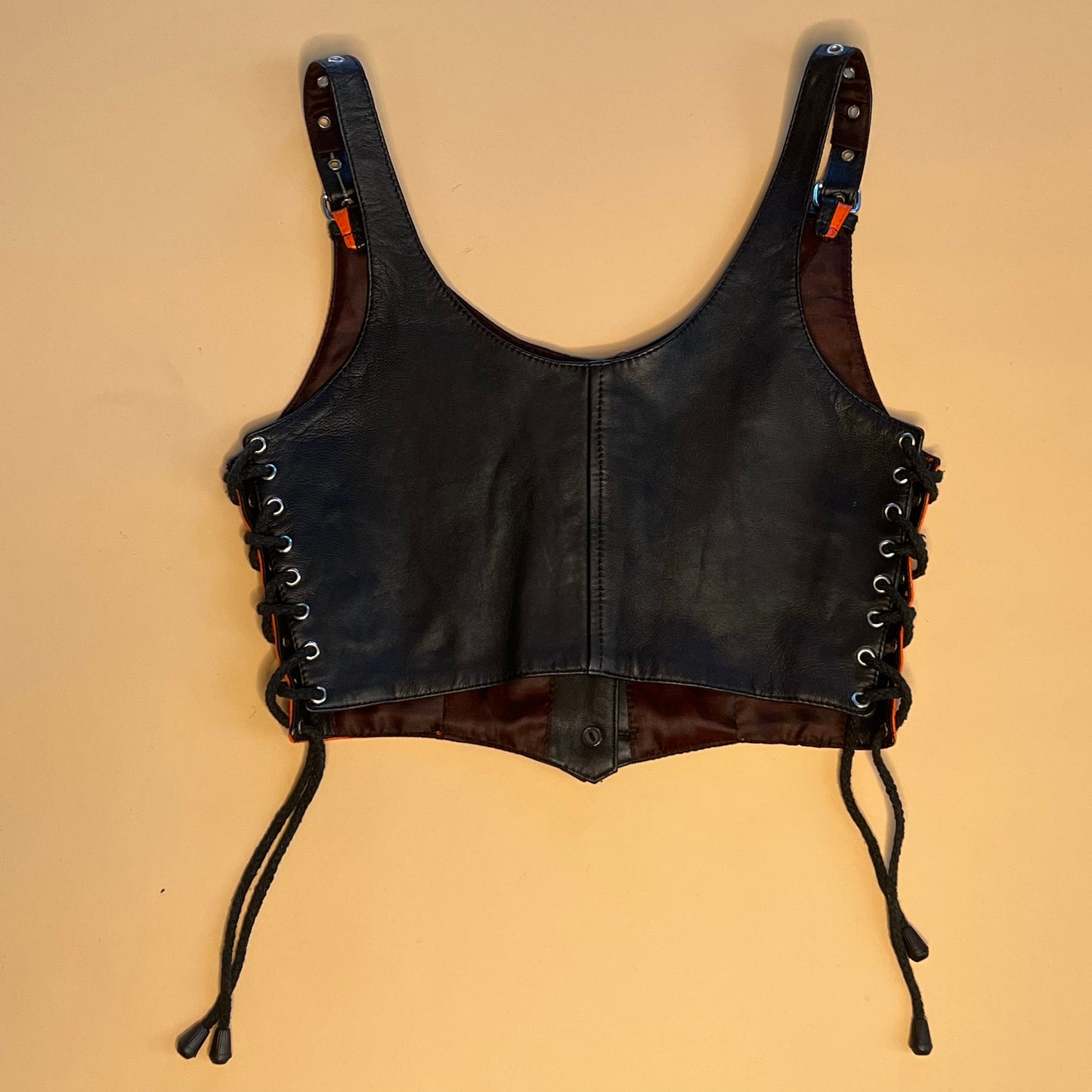 BLUES BROS. LEATHER BUCKLE TOP