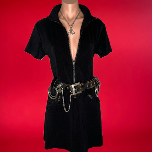 HOT 90s ZIP DRESS