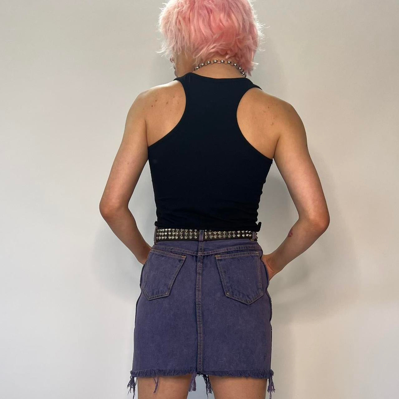 UNLEADED 1990s DENIM SKIRT