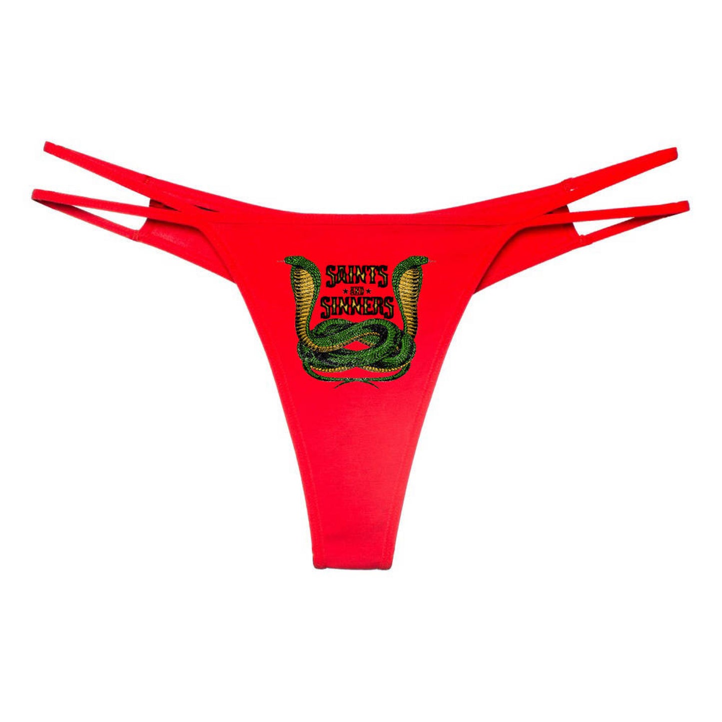 SAINTS & SINNERS COBRA RED Double String G-bangers - Green Snake