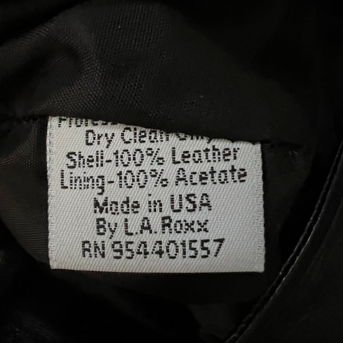 LA ROXX 1990s LEATHER PANTS