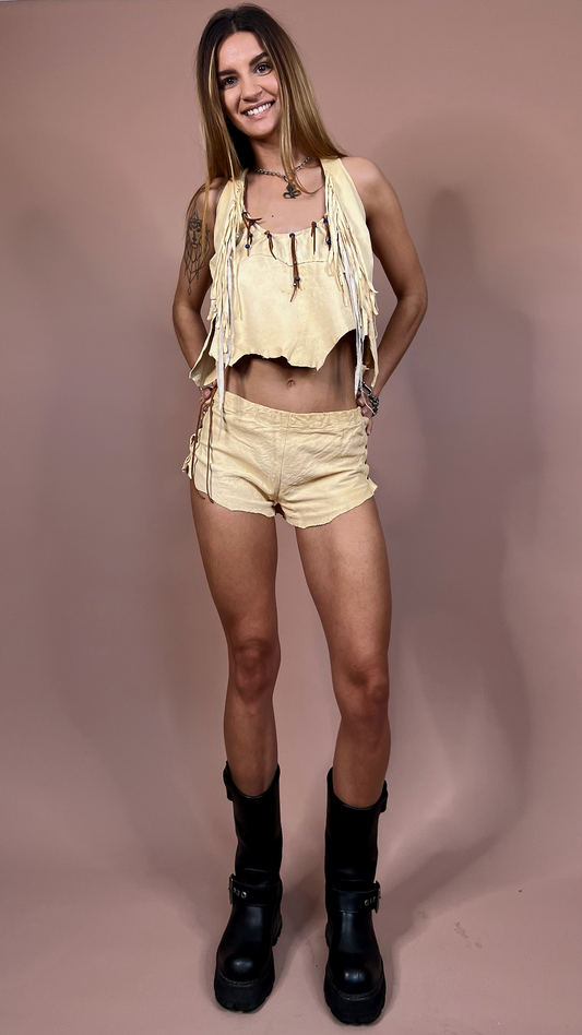 VINTAGE LEATHER three piece 1990’s