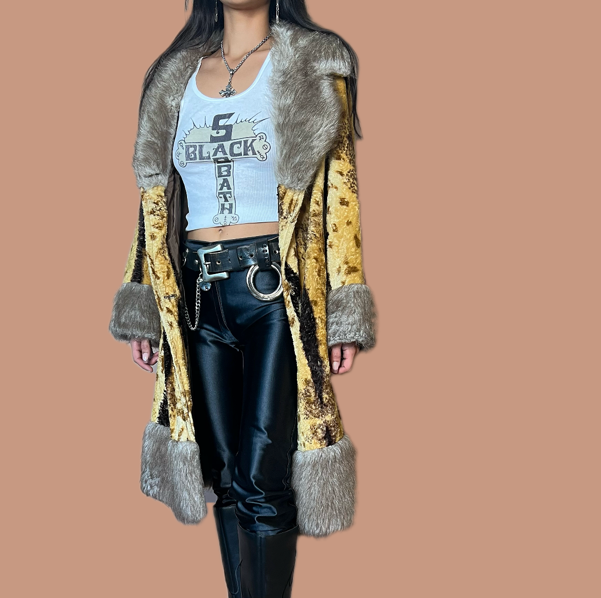 Vintage 1970’s Faux Fur Coat