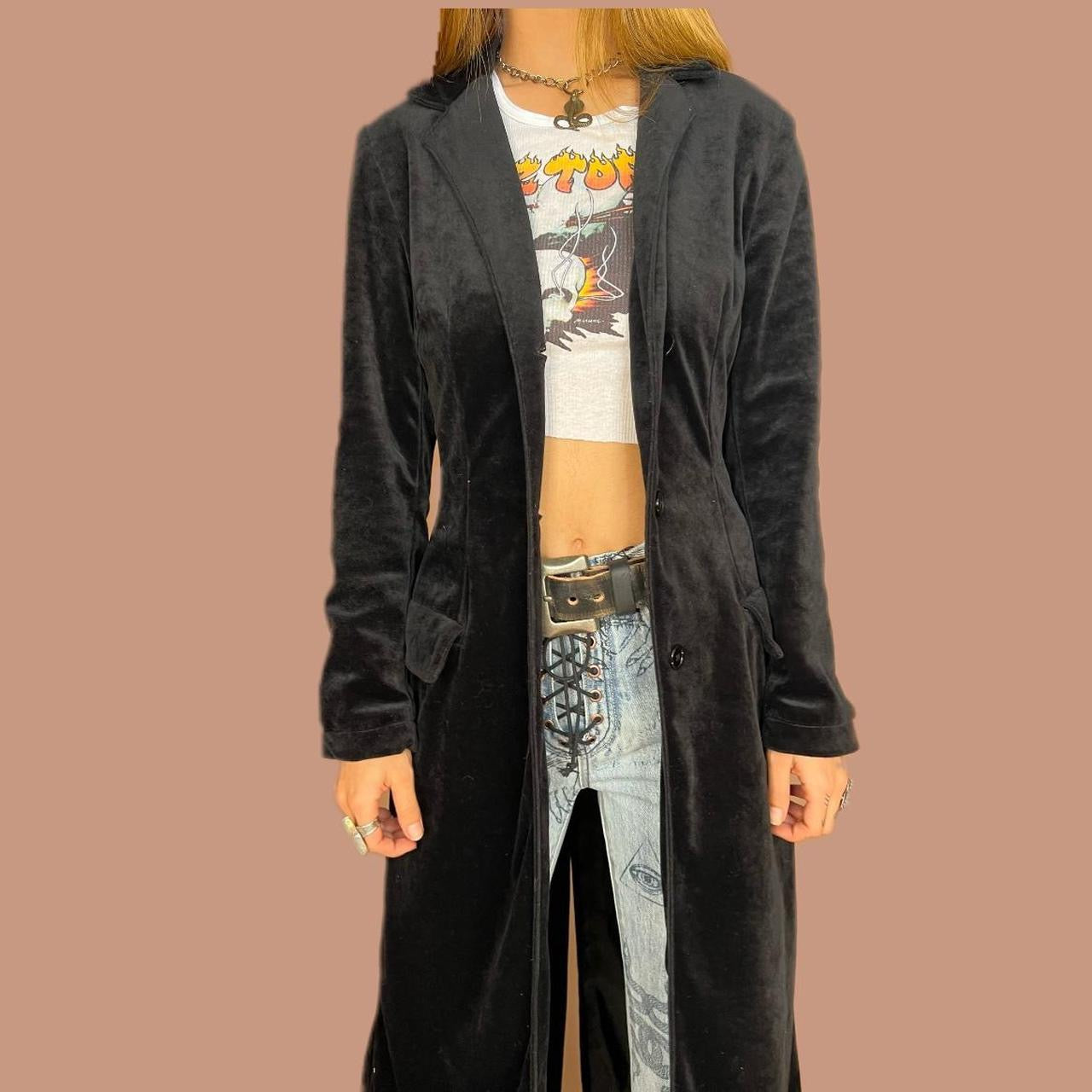 Long Velvet 1990’coat