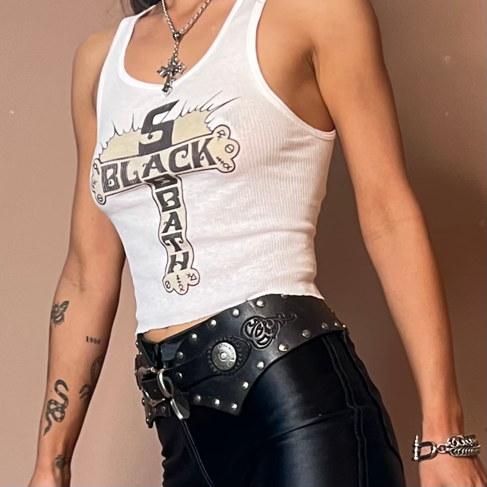 Vintage Harley Davidson Leather Belt