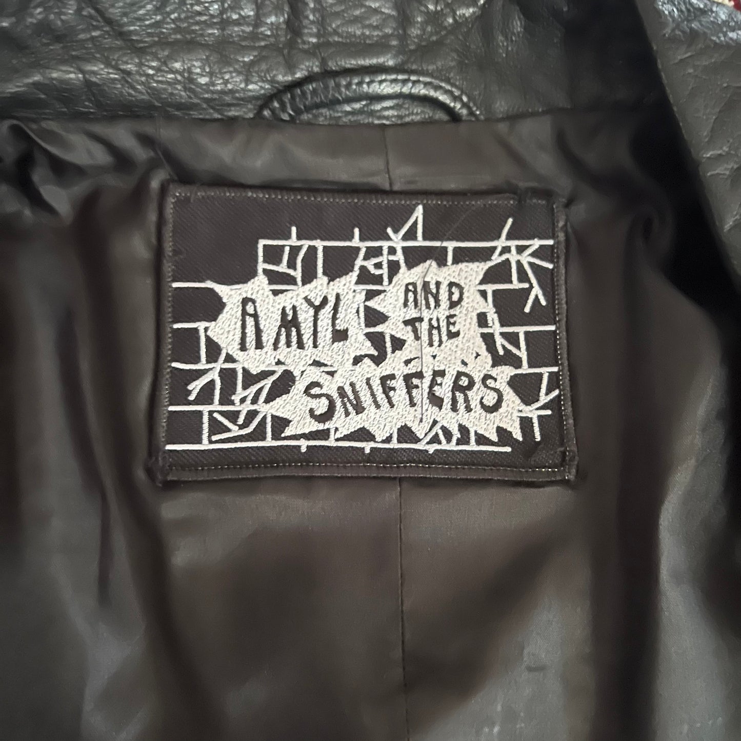 LONG LEATHER STUDDED COAT