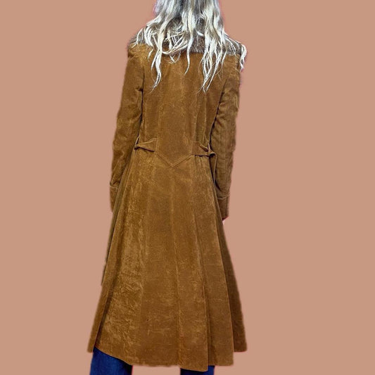 Vintage faux suede/velvety coat
