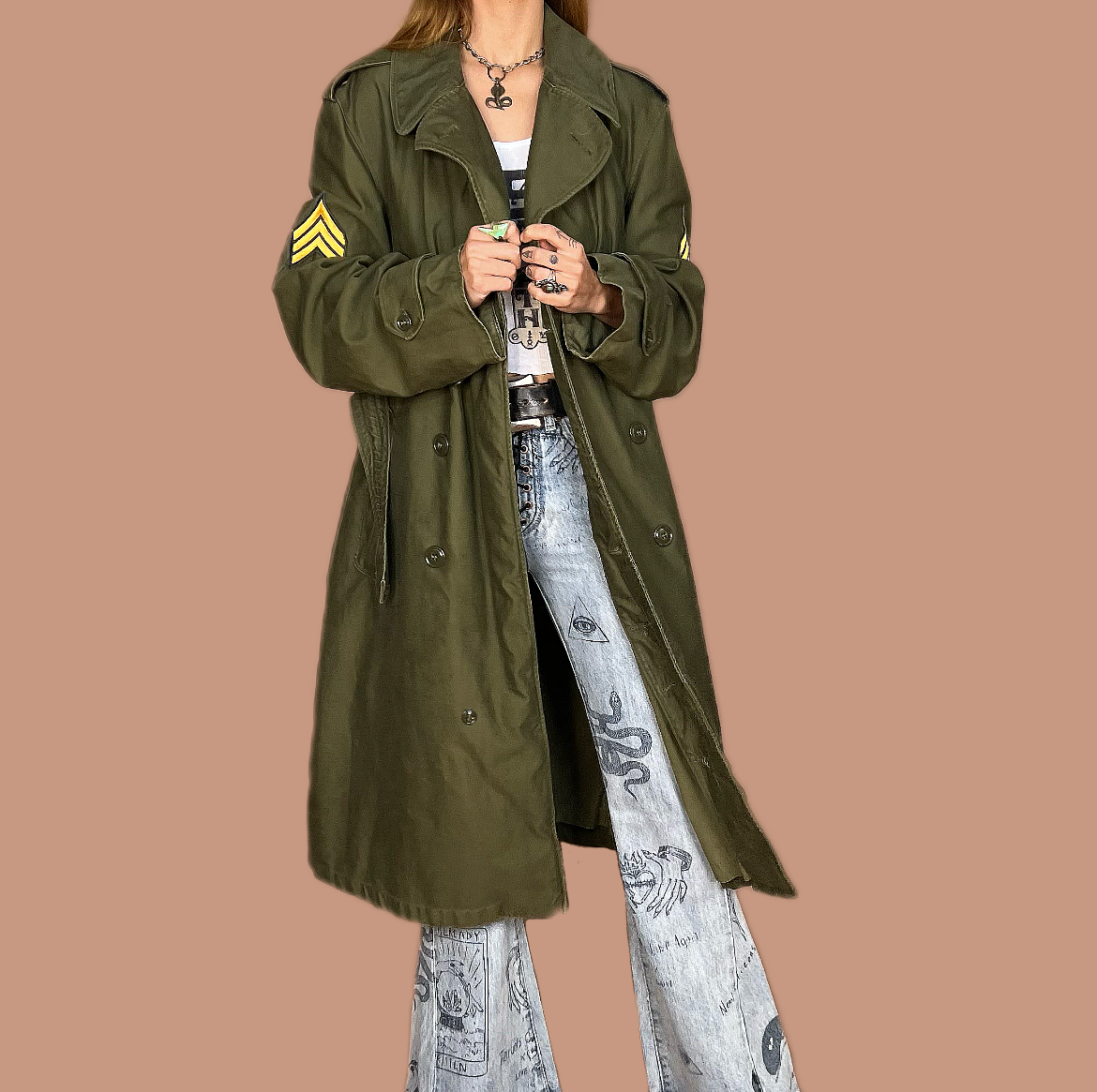 1962 US military Trench overcoat