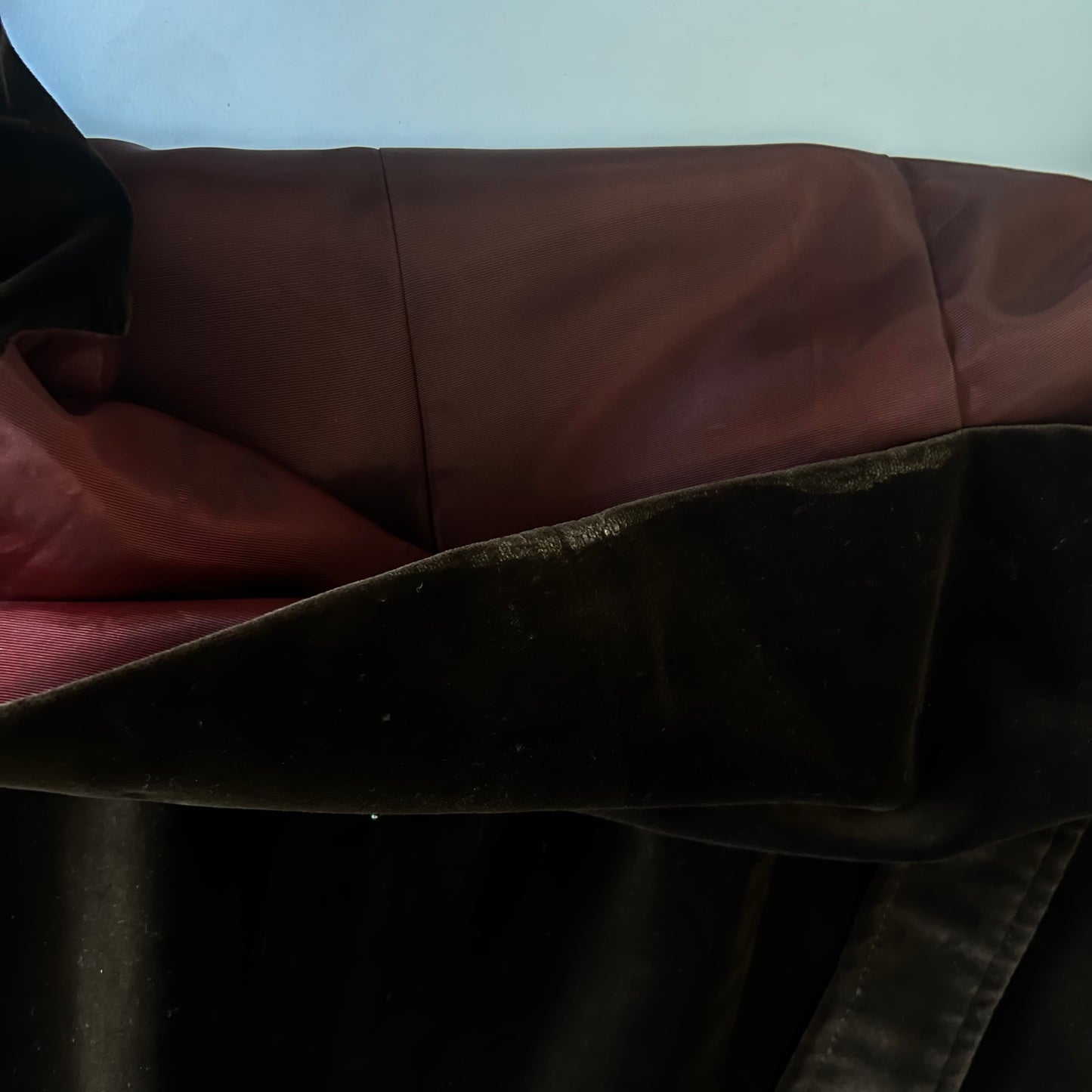 1960's CALVIN KLEIN Designer Velvet Trench Coat