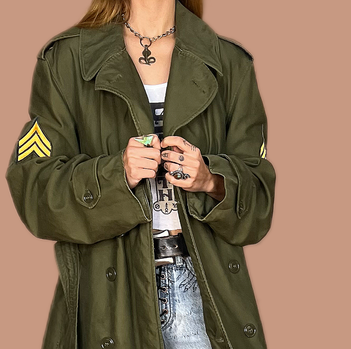 1962 US military Trench overcoat