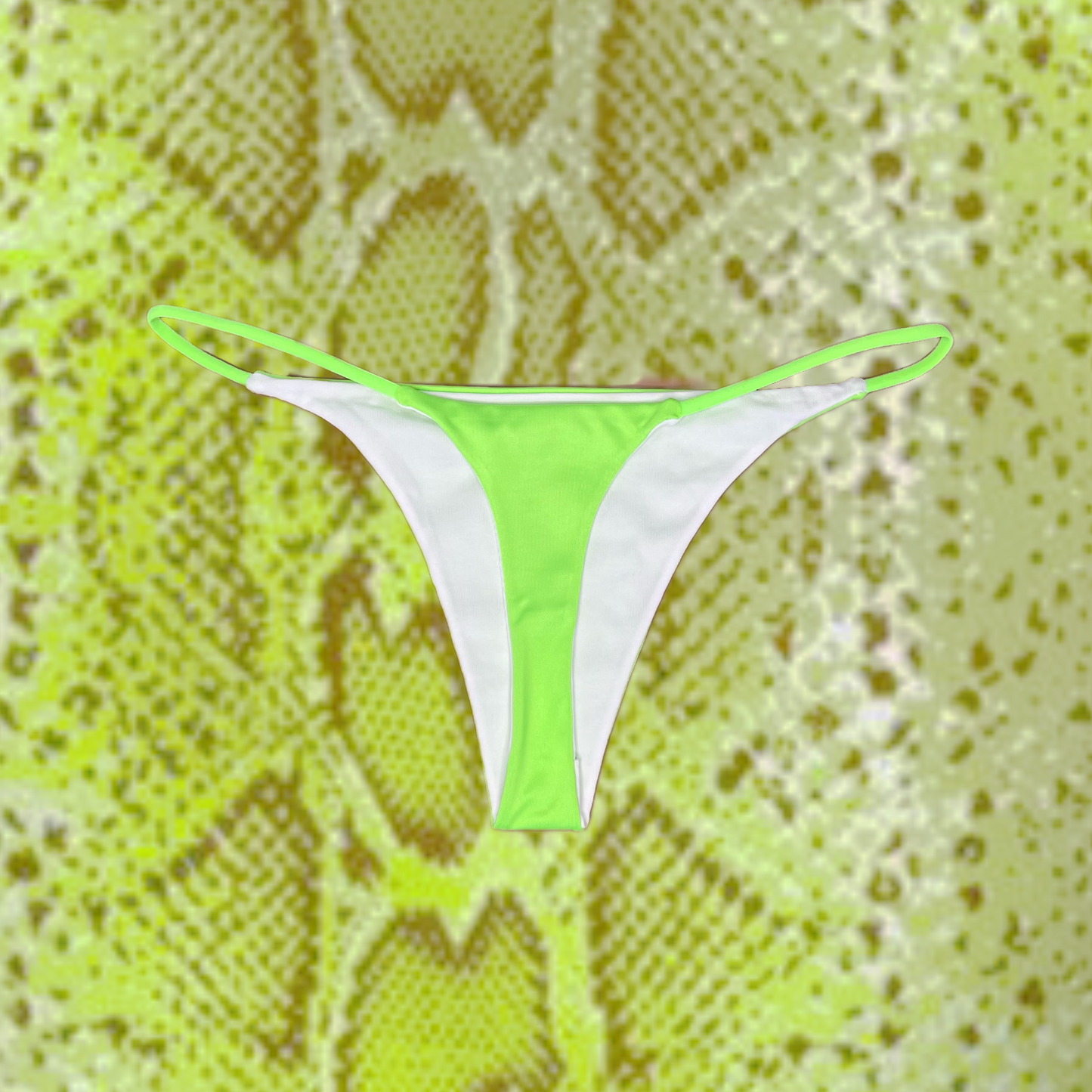 Saints & Sinners snake G-String green