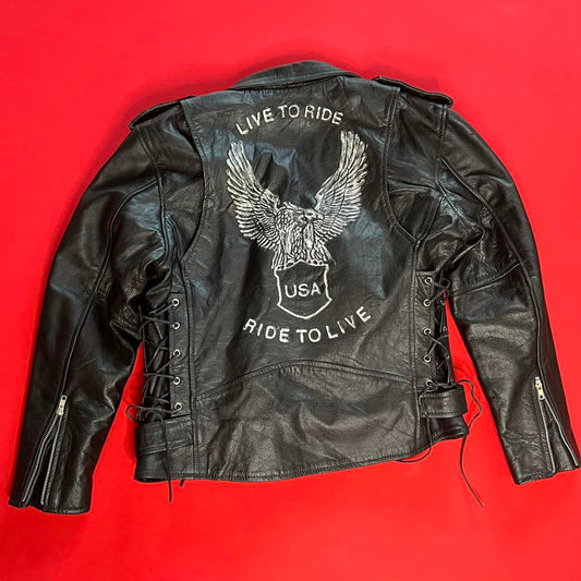 MENS HIGH MILAGE LEATHER RIDING JACKET