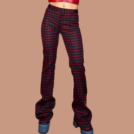 Panhandle deadstock plaid 70's pants