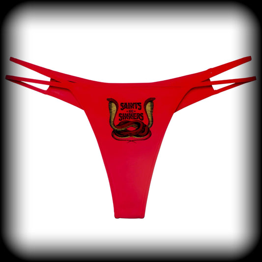 SAINTS & SINNERS COBRA RED Double String G-bangers - RED Snake
