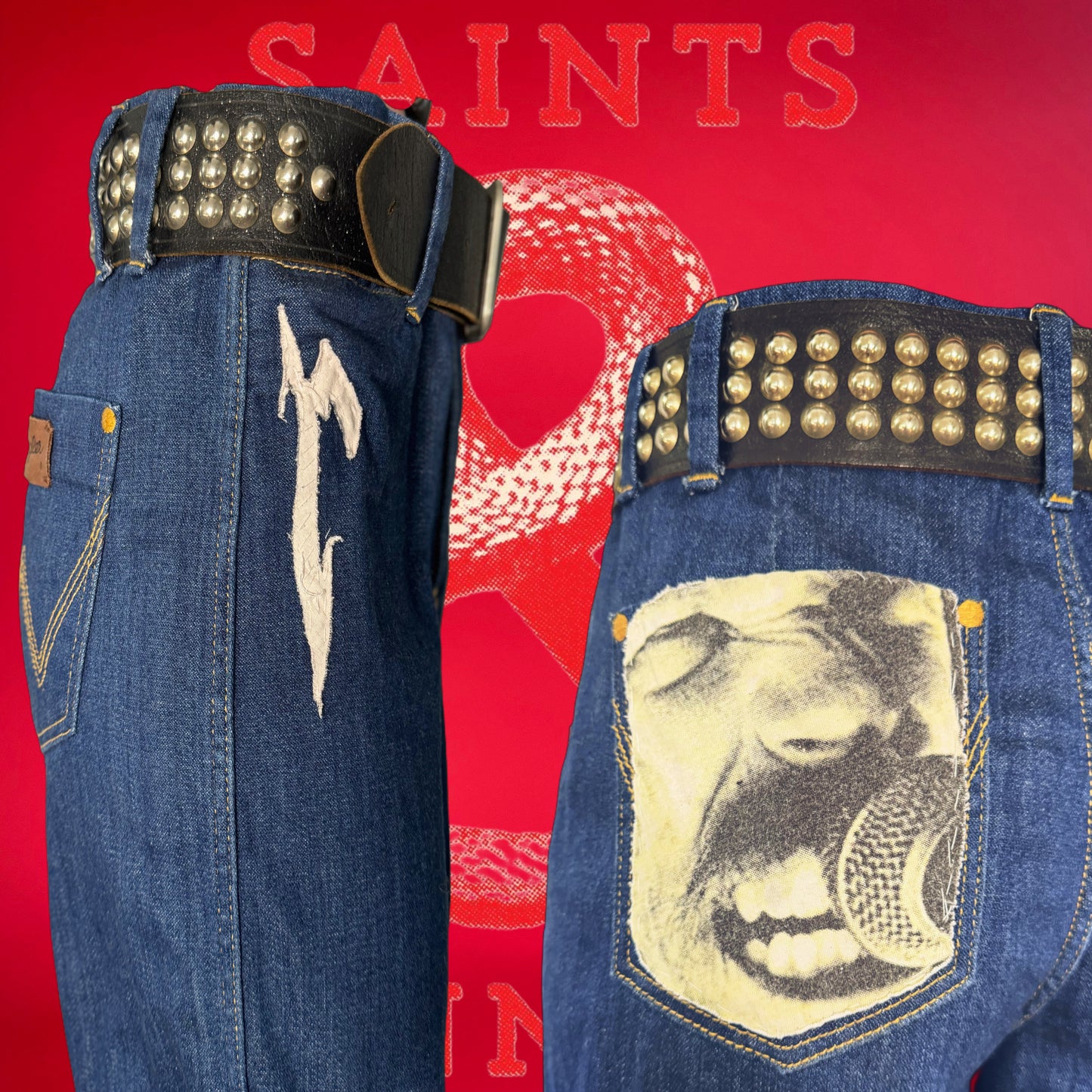 Metallica reworked Wrangler Bell Bottom Jeans