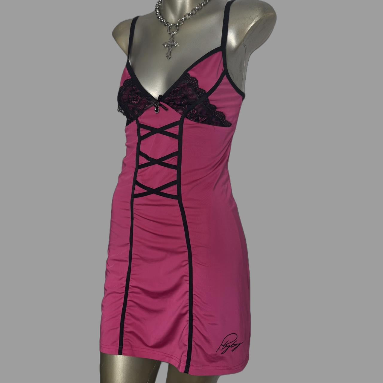 Playboy corset slip dress