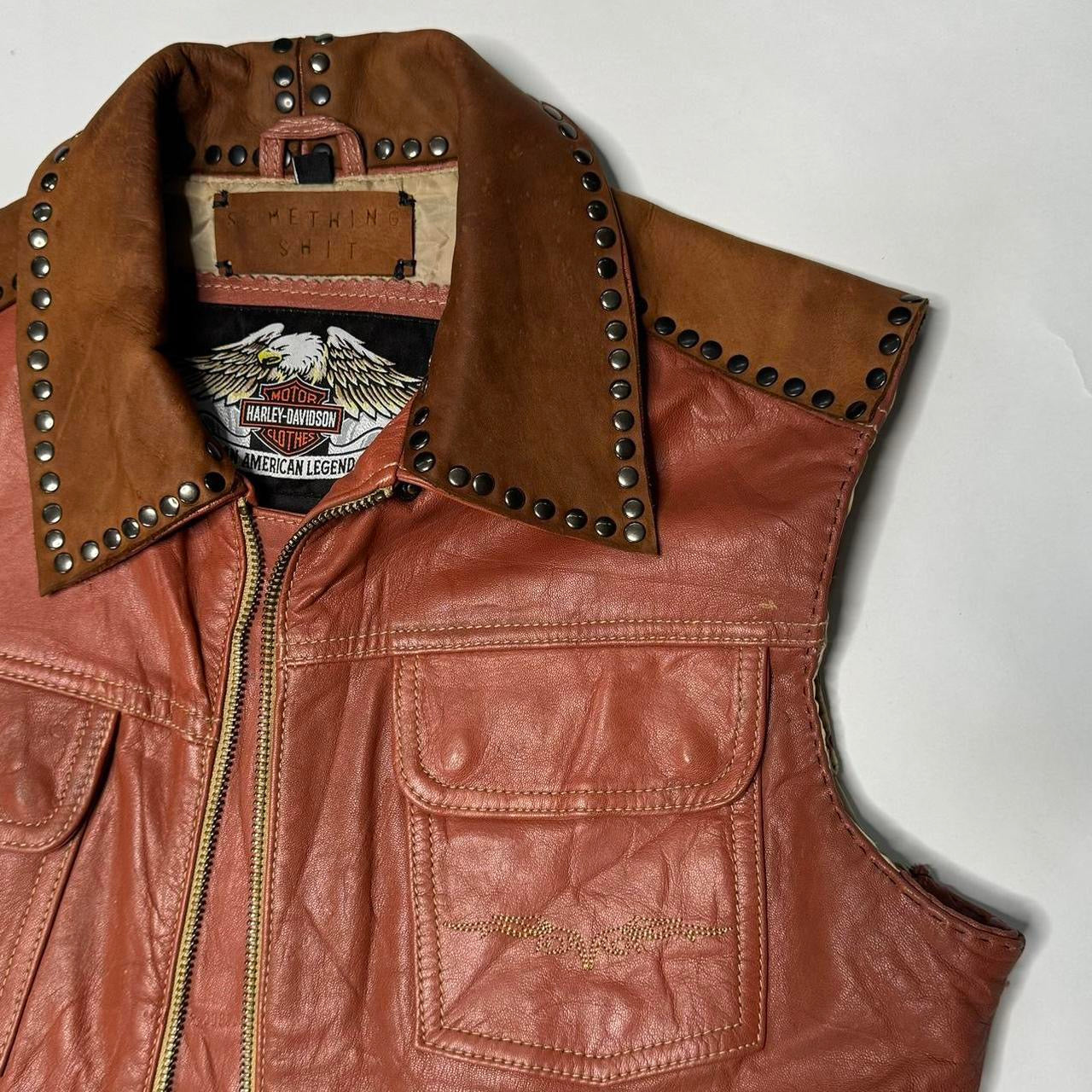 HARLEY DAVIDSON - vintage Leather custom jacket