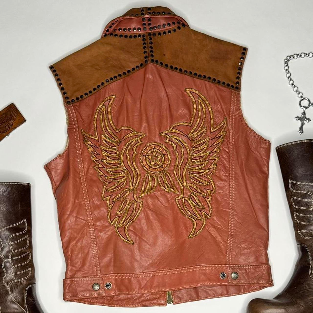 HARLEY DAVIDSON - vintage Leather custom jacket