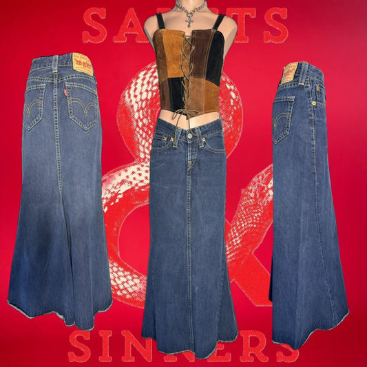 LEVI'S Vintage Denim Mermaid Maxi skirt