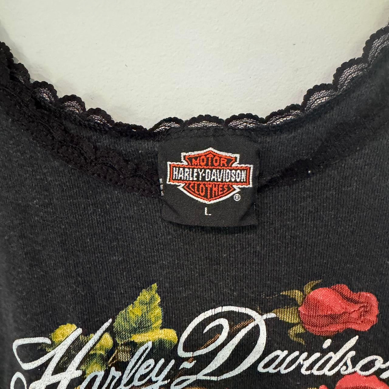 1990 3D Emblem Harley Davidson Tank top