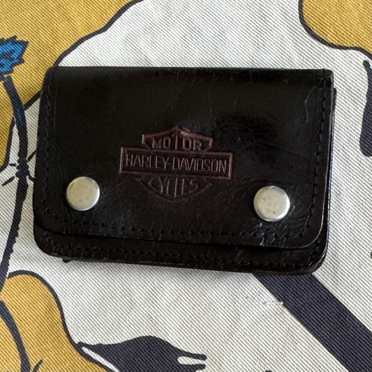 Vintage Harley Davidson Leather Belt wallet