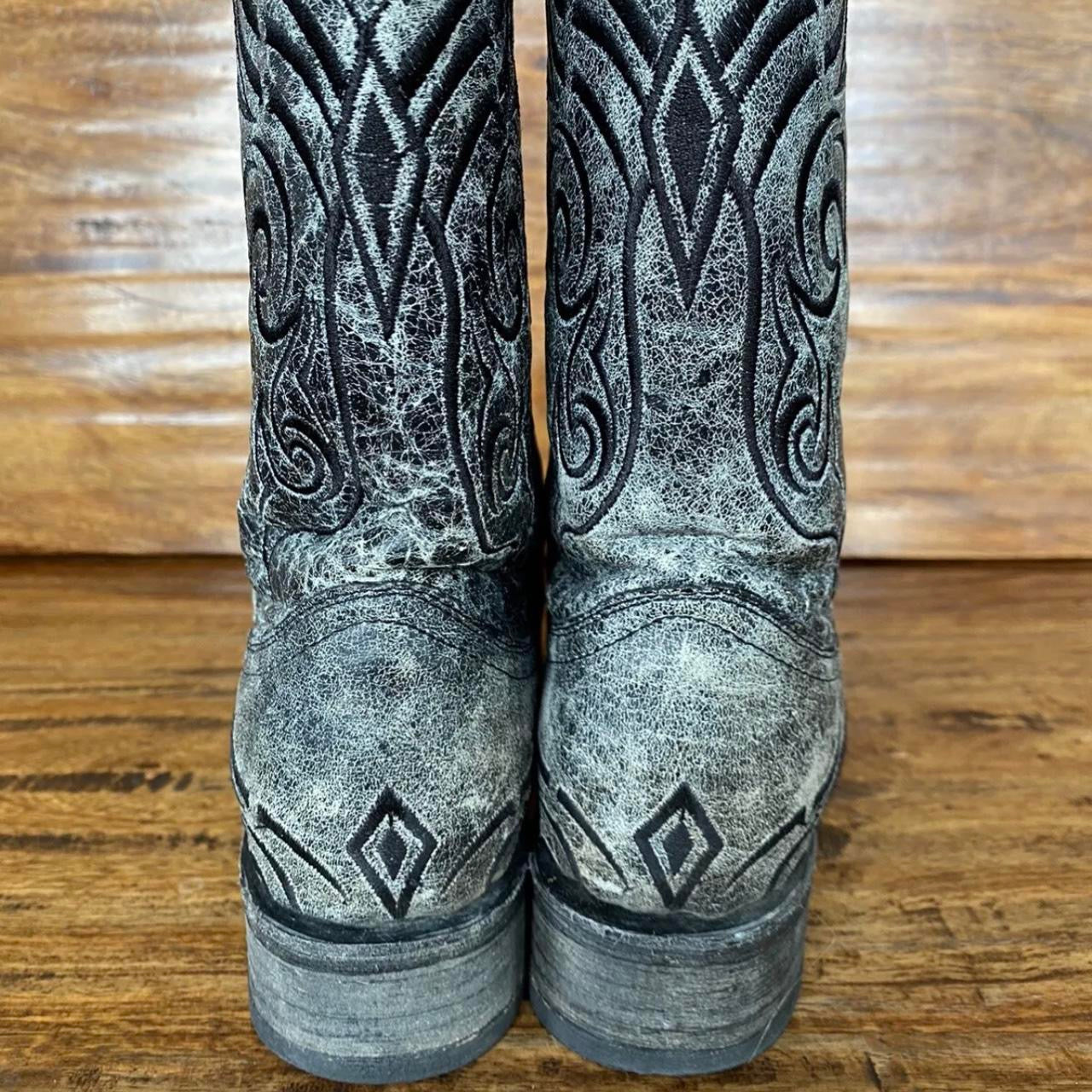 VINTAGE EMBROIDERED URBAN WESTERN BOOTS