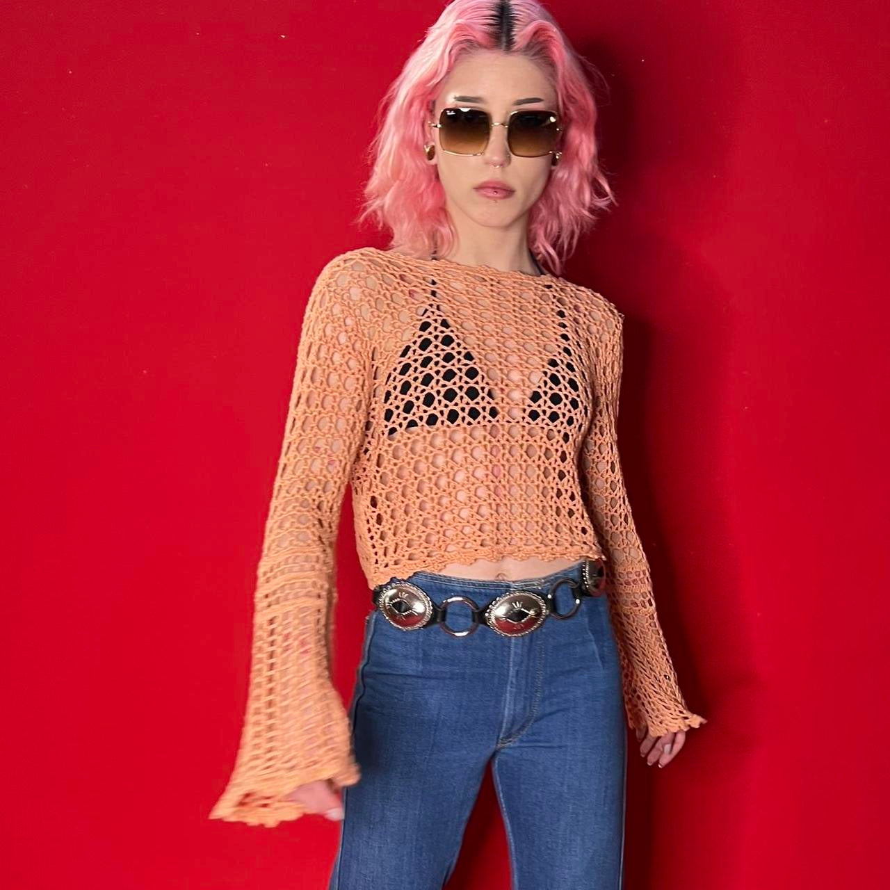 VINTAGE CROCHET TOP