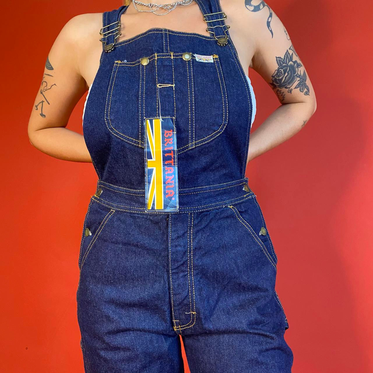 VINTAGE Deadstock 1970s Brittania Dungarees/ Overalls