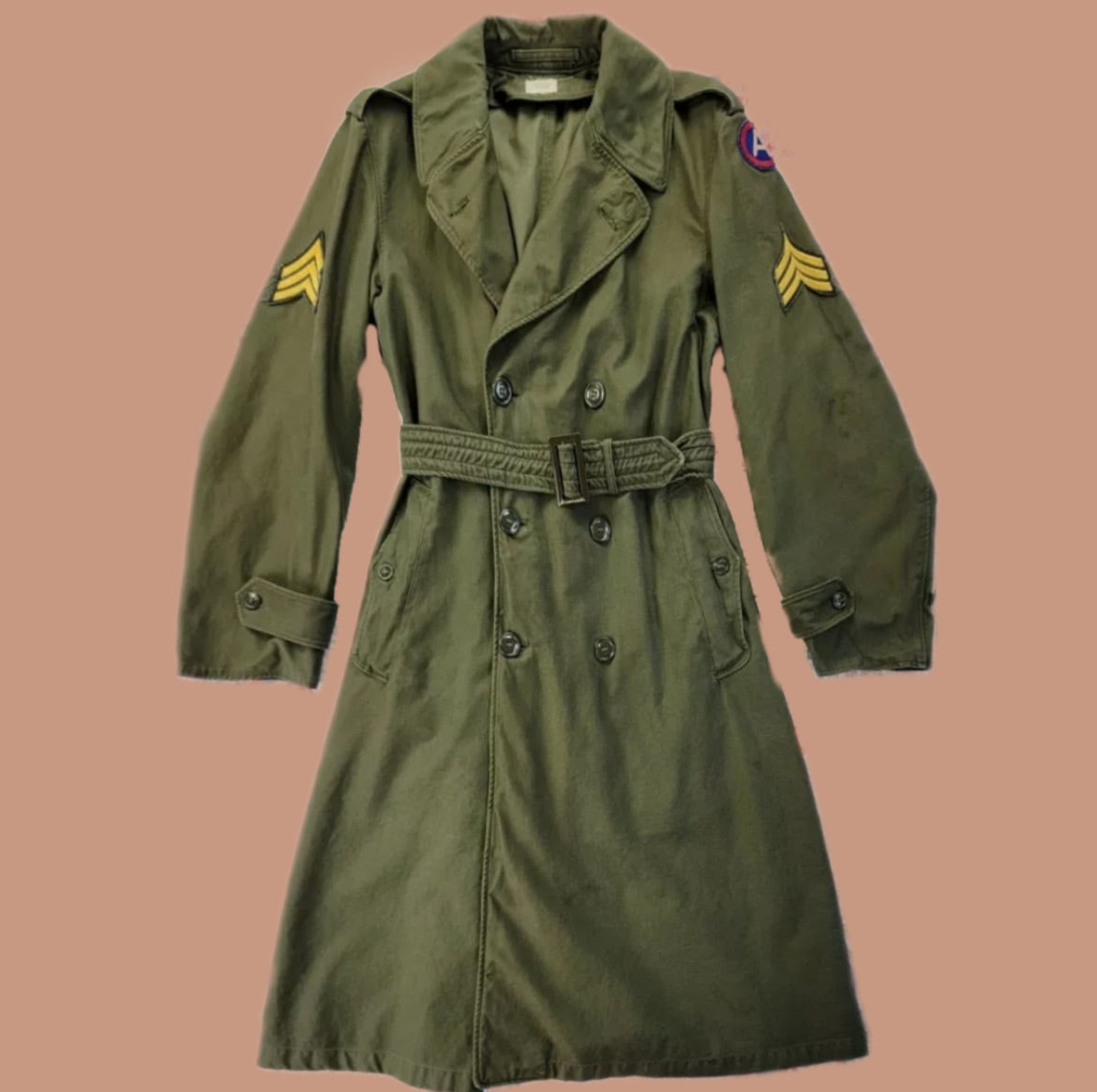 1962 US military Trench overcoat
