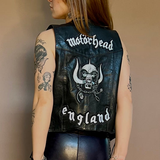 Motörhead Vintage Leather Vest