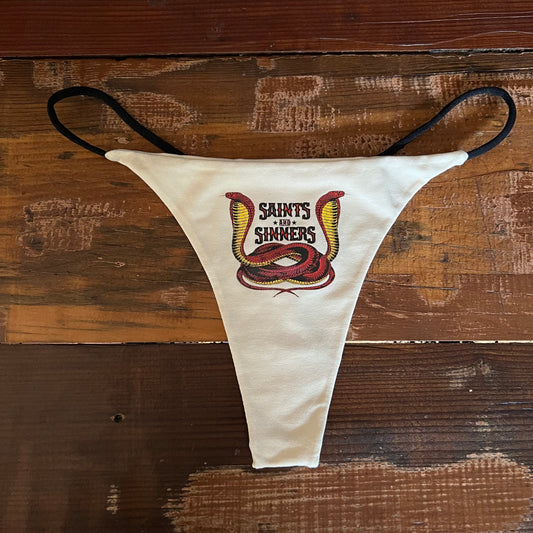 Saints & Sinners Snake G - String Ivory