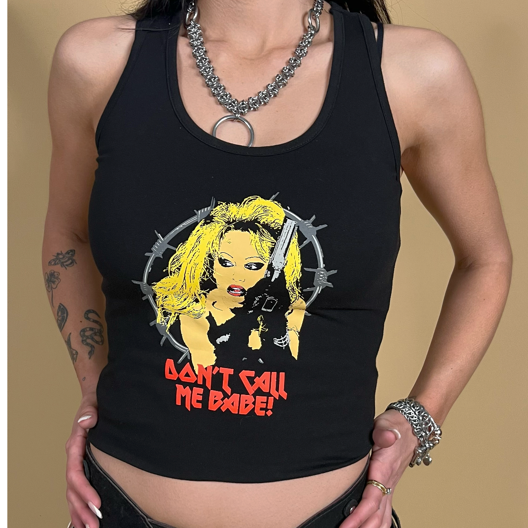 Pamela Anderson Barb Wire babe tattoo Saints and Sinners Vintage